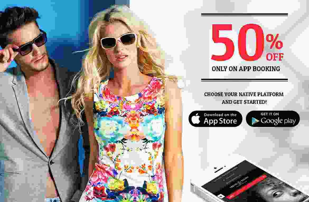 50% OFF only on App Booking
